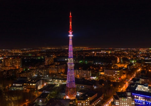 Телебашня окрасится в цвета молодежной команды «Чайка»